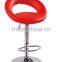 Modern Fashionable Metal Swivel Base Industrial Bar Stool Leatther