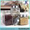 China custom made food storage air-tight glass jars wholesaler