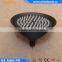 Bathroom Black Round Sucker Shape Waterfall Wall Mounted Overhead Shower