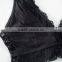 Wholesale High Quality No Rims Thin Lining Black Lace Bra
