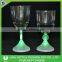 Green Plastic Wine LED Flashing Glass