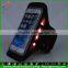 2016 night running product armband with led light jogging sport armband for riding/ cycling
