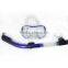 A standard diving mask and snorkel set for adults tempering lens and full dry snorkel