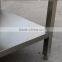Hotel restaurant commercial Handmade stainless steel kitchen cabinet with sink For washing the cookware kitchen ware