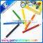 Promotional 3.5 inch 6color drawing pencil in paper box