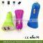 Customized colors universal 5V 3.1A dual usb car charger for Samsung smart phones