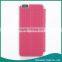 New Arrival double open window leather case for iphone 6