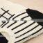 wholesale new fashion classic black white anti slip women invisible boat socks