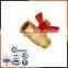 brass butterfly ball valve 1 inch made in China