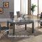 Z608-1 dining room furniture 40" height high back black metal dine chair