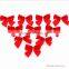 Red bowknot for christmas decoration outdoor
