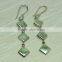 925 Sterling Silver Earring Plain Dangle for Best This Christmas