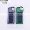 solar power for mobile phone portable battery charger with LED