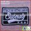 Custom letter netherlands wholesale indian self-adhesive embroidery patch