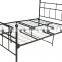 Modern Design black Iron Platform Bed frame Queen