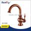 Classic gold plated single handle basin faucets mixers 81839G