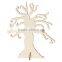 Wholesale Mini Decorated Handmade Small Wood Laser Engraved Christmas Trees