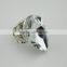 Fashion Wedding Ring Engagement Silver Nail Big Crystal Ring Design