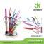 5 inches purple blade non-stick Multipurpose knife with cute handle