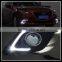 DRL LED Daytime Running Light For Mazda 3 Axela LED DRL LED Cover Fog Lamp Guiding LED DRL lights for Mazda3 Waterproof 7000K