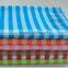 Microfiber towel fabric with roll packing
