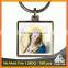 Free mould fee souvenir gold Virgin Mary printing Catholic beautiful keyring