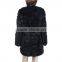 women cheap fur coats long rabbit fur coats KZ150063