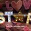 vintage art words channel led letter light room and wedding marquee letters