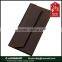 Customize men's genuine leather wallet with multi- card bits, mens travel lomg wallet, accept RFID blocking custom