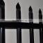 Black Powder Coated Steel Fencing