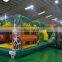 Hot selling plam obstacle green inflatable obstacle course for kids