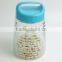 Glass Storage Jar with Handle Plastic Lid