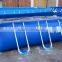 top open onion flexible pvc water tank for fire fighting