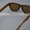 2015 OEM Zebra Wood Factory Price Custom Wooden Frames Sunglasses Handmad Wood Sunglasses Polarzied Lense