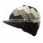 customized plain color no cuff polar fleece and acrylic man winter cap