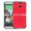TPU+PC Gloss finish Phone Case for HTC One M8, Mobile Phone Back Case for HTC M8