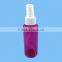 100ml empty PET tonic bottle transparent skin freshener bottle with pump