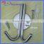 Top Grade Door or Wall Mounted Stainless Steel Metal Single Coat Hook