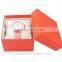 Hot selling small red watch box for promotional gift watch oem order received custom logo