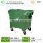 1100 liter plastic outdoor garbage bin industrial dustbin