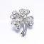 2015 vintage korean clover lucky cheap imitation fabulous diamante bcostume jewelry brooches