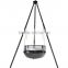 Perfect hanging flame swing charcoal grill