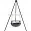 Perfect hanging flame swing charcoal grill