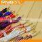 Wholesale branded new design Tangle-Free Braided aux cable 3.5mm Audio Cable