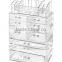 Choice Fun Large Acrylic Makeup Organizer Detachable 5 Pieces Set with 9 Drawers