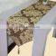 Polyester jacquard luxury table runner, wedding banquet table runner