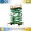 Small mechanical lifting mechanisms mobile scissor lift