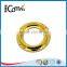 eco-friendly customized logo gold metal eyelets for clothing