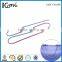 Long colorful decorative metal chain for bag