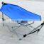 Outsunny Portable Folding Hanging Outdoor Hammock Swing Bed w/ Bag - Blue